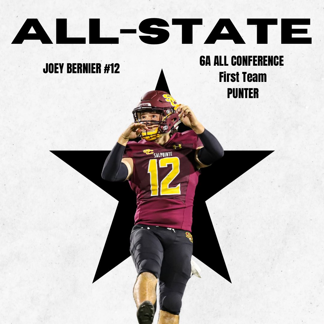 TWO SPORTS IN THE SAME SEASON! 

Congrats to Joey Bernier for being selected as First Team All-State as a punter! He also was a state qualifier for Golf at the same time! 

<a href="/joeybernier12/">Joey Bernier</a> <a href="/arnhp/">pierre arnaud</a>