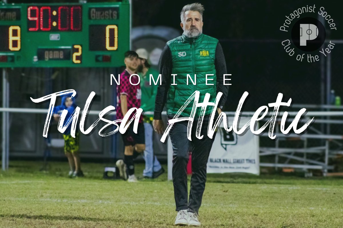 ProtagonistUSA's tweet image. The first nominee for 2024 Club of the Year is @TTownSoccer. This year was a difficult one for the team, but the tests of 2024 have revealed the strength of the little club from Tulsa. 

protagonistsoccer.com/coverage/tulsa…