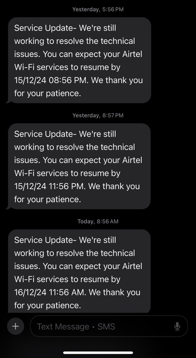 ashutosh868's tweet photo. 48 hrs and continuing. Pathetic network and customer support. @airtelindia is there any end to it? How soon it’s gonna end?
@airtelnews @Airtel_Presence https://t.co/sUuliKCxf7