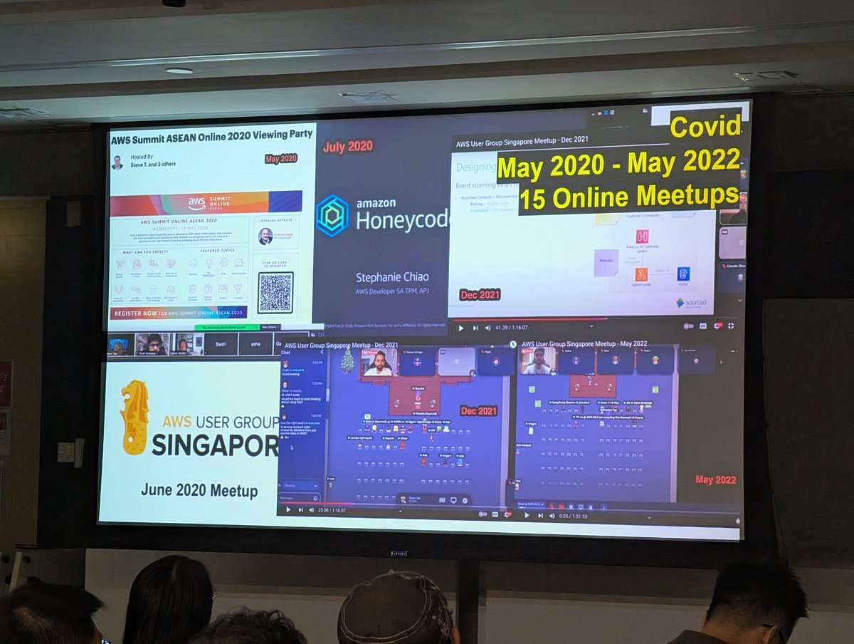 ryanteocc's tweet photo. AWS User Group Singapore at Capital Square
Farewell Meetup at the AWS Singapore Office (Capital Square, 23 Church Street)
Thank you for persevering through COVID

@AWS @awscloud @AWSstartups @vmwarecloudaws @AWSSingaporeUG https://t.co/ocmM9EANYL
