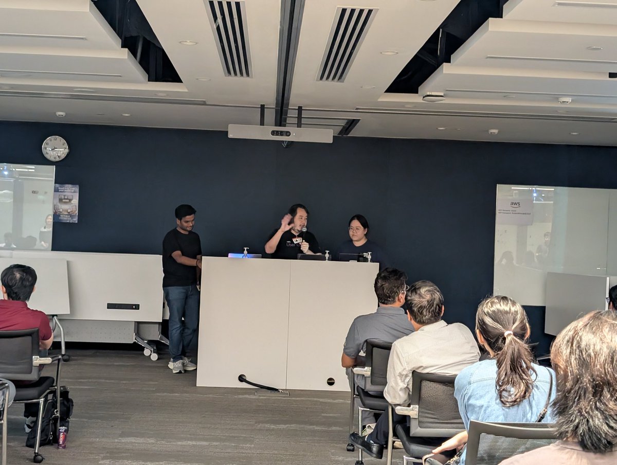 ryanteocc's tweet photo. AWS User Group Singapore at Capital Square
Farewell Meetup at the AWS Singapore Office (Capital Square, 23 Church Street)
Thank you for persevering through COVID

@AWS @awscloud @AWSstartups @vmwarecloudaws @AWSSingaporeUG https://t.co/ocmM9EANYL