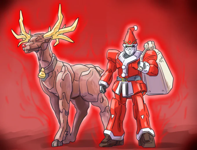 見よ!クリスマスは赤く燃えている!! 