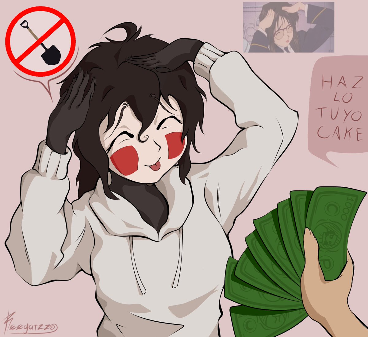 Reegatzzo's tweet photo. Haz lo tuyo cake
@CakePlayer3 #cakeminita #cakeplayer #fanart https://t.co/158WzCoW9X