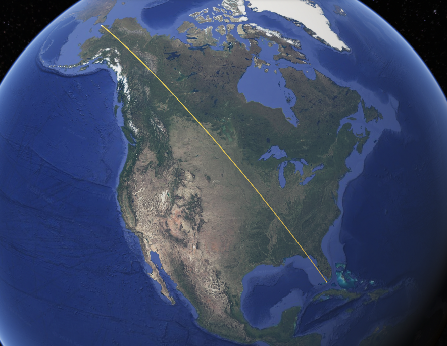 the_transit_guy's tweet image. The beauty of the post office is that you can send legal documents between Key West, FL, and Wales, AK, for $10.45, door to door.
That same shipment would cost $46.25 using FedEx.