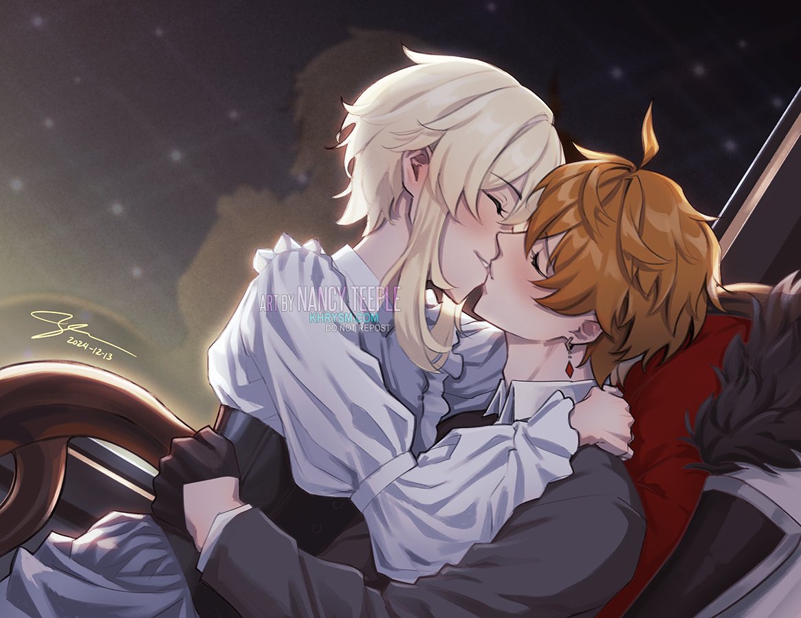 avedral's tweet image. Merry Christmas (Eve)!
Just getting in a little holiday Chilumi sort of drawing in before the end of the year! 💗

#GenshinImpact #Genshinfanart #HoYocreators #chilumi #タル蛍