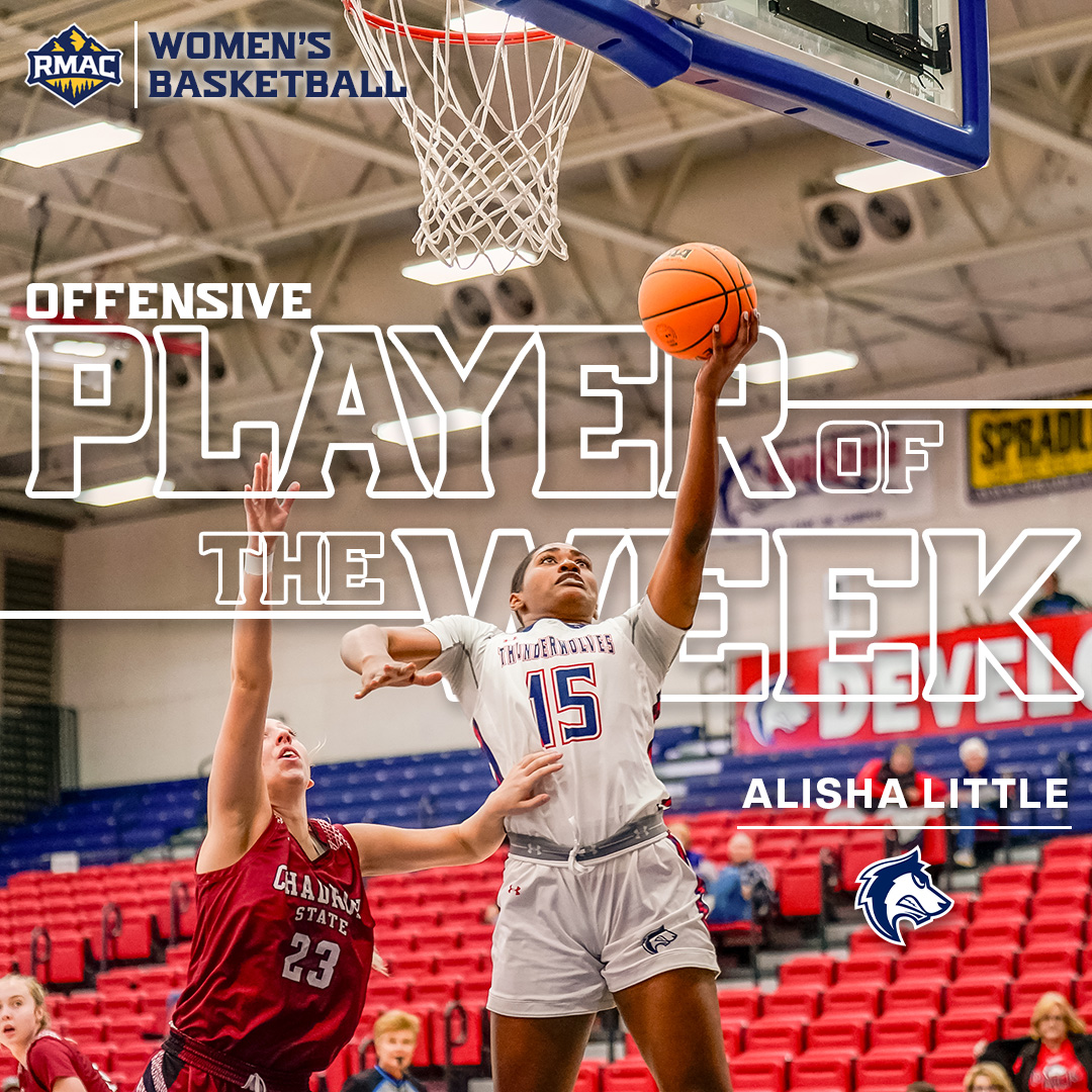 RMAC Sports (@rmac_sports) on Twitter photo RMAC Women's Basketball Offensive Player of the Week!
<a href="/CSUPuebloWBB/">Colorado State University Pueblo WBB</a> senior forward Alisha Little!
#EverythingElevated RMAC Women's Basketball Offensive Player of the Week!
<a href="/CSUPuebloWBB/">Colorado State University Pueblo WBB</a> senior forward Alisha Little!
#EverythingElevated