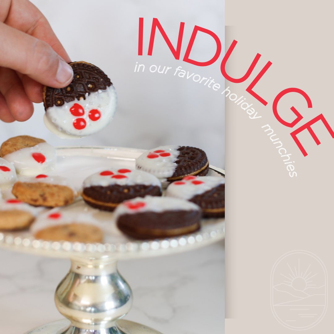Indulge in your favorite holiday munchies! 🍪✨ Our cookie recipe drops this Wednesday—perfect for satisfying those festive cravings. Make sure to sign up for our newsletter to get it sent directly to you!