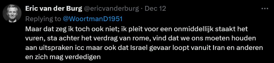 SiccoVanHoegee's tweet image. Eric van der Burg ontkent de genocide in Gaza. Hij noemt het zelfverdediging #ShameOnYou #NietInMijnNaam #Thorbeckeprijs
