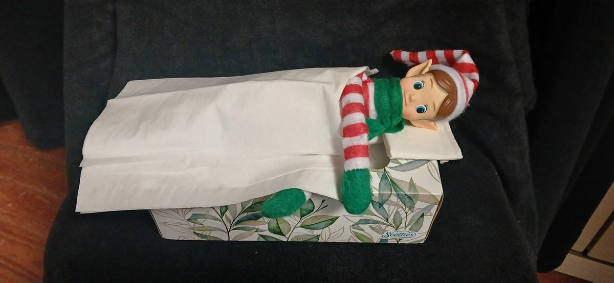 MarionExtDay's tweet image. Coco has been enjoying her vacation at MAP @WyominaWarriors. Last week she worked on her art. Vacationing can be hard, so Coco took a nap. 
To ensure she doesn’t get sick and is ready to help with Santa’s Christmas Eve deliveries, she is drinking vitamin C right from the source.