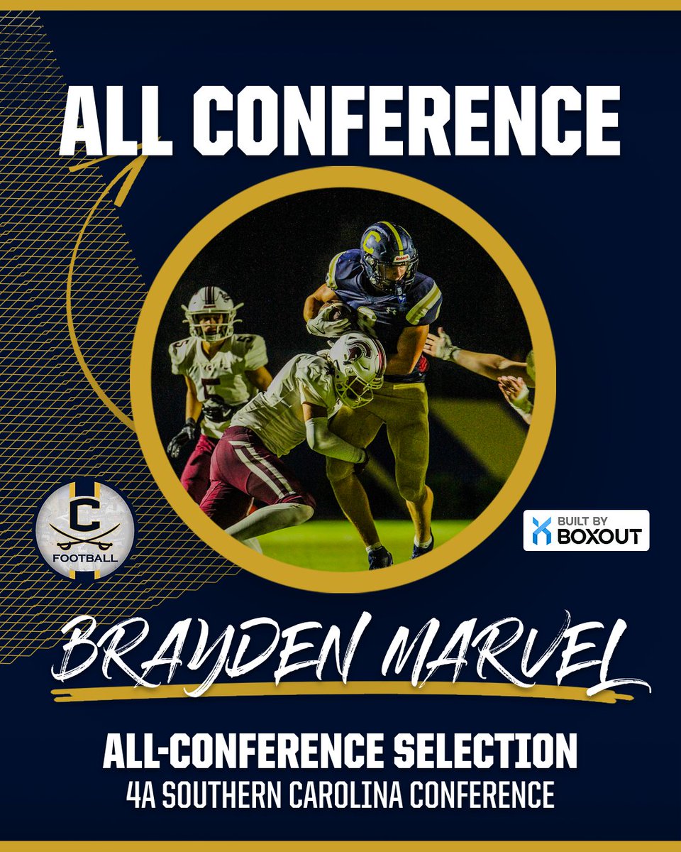 Cuthbertson Football (@chs_cavsfb) on Twitter photo All-Conference OFFENSE Selections 🏆
RB <a href="/IovinoMason/">Mason Iovino</a>
OL <a href="/HaydenTully57/">Hayden Tully</a>
TE <a href="/brayden_marvel/">Brayden Marvel</a>
#GoCavs | <a href="/dukehwt/">Duke Howell</a> <a href="/coach_cmattison/">Cam Mattison</a> All-Conference OFFENSE Selections 🏆
RB <a href="/IovinoMason/">Mason Iovino</a>
OL <a href="/HaydenTully57/">Hayden Tully</a>
TE <a href="/brayden_marvel/">Brayden Marvel</a>
#GoCavs | <a href="/dukehwt/">Duke Howell</a> <a href="/coach_cmattison/">Cam Mattison</a>