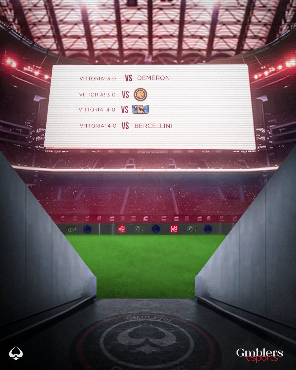 GMBLERS_'s tweet photo. Altra settimana fantastica con 4 vittorie su 4 e 14 goal totali ⚽ !
Ma vogliamo parlare dei 4 clean sheet su 4 ?!?! Che portiere @Z_kekkoo_Z 🥅
#BetOnGMB❤️🖤 #GMBwin
#VPG #LNPC #VPL
@VPGSanMarino @LNPCup @VPLItaly https://t.co/Bbl9Yasjve