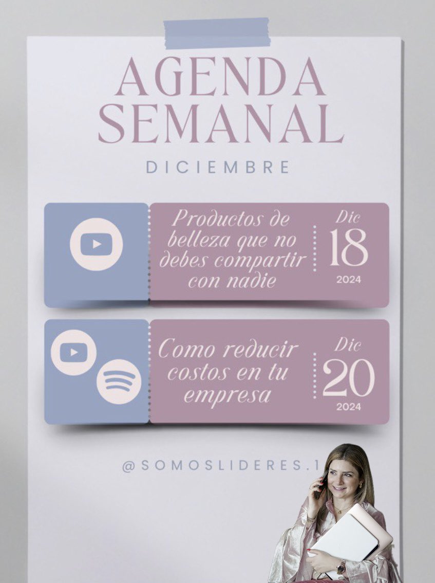 ¡Holaa! Nos vemos este #miercoles y #viernes por mi canal de #Youtube o si prefieres escucharme por #spotify ✨🤩