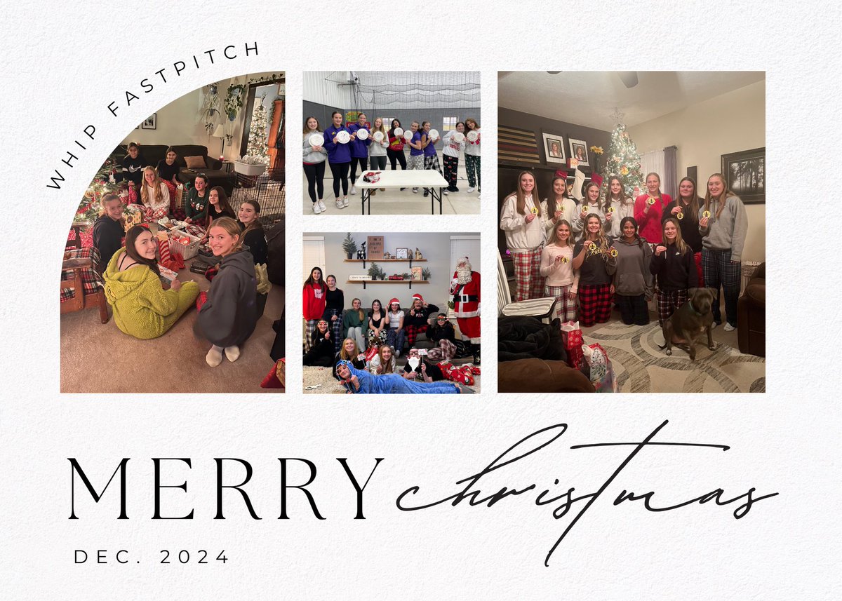 WHIPfp_08's tweet photo. WHIP Fastpitch wishes everyone a Merry Christmas and a happy holiday season! 🎄 https://t.co/aFldiKMXsm