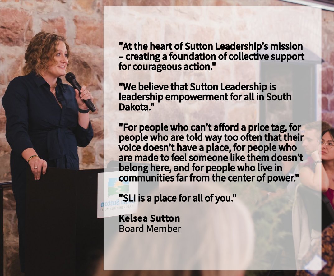 Billie Sutton Leadership Institute tweet media