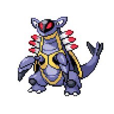 「顔センサーが優秀過ぎで誤作動した例がポケモンのアーマルド。 DSの荒くて小さいド」|だいず：紫グラのイラスト