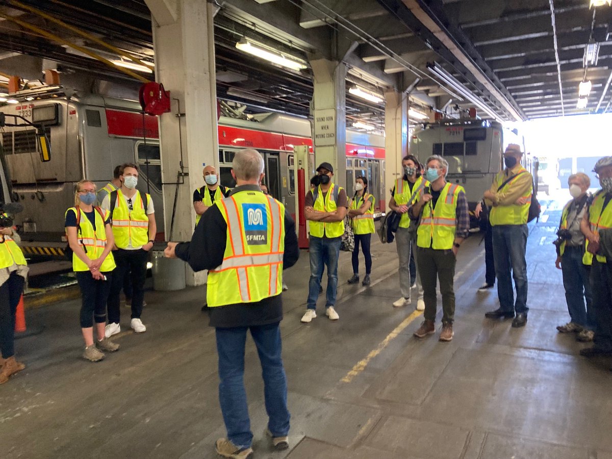 Learn more about the #PotreroYard Modernization Project by joining a tour this Thursday (Dec. 19) to get a behind-the-scenes look at how a transit yard works and see why our 109-year-old yard needs to be rebuilt. Find more details &amp; register for a tour via SFMTA.com/PotreroYard
