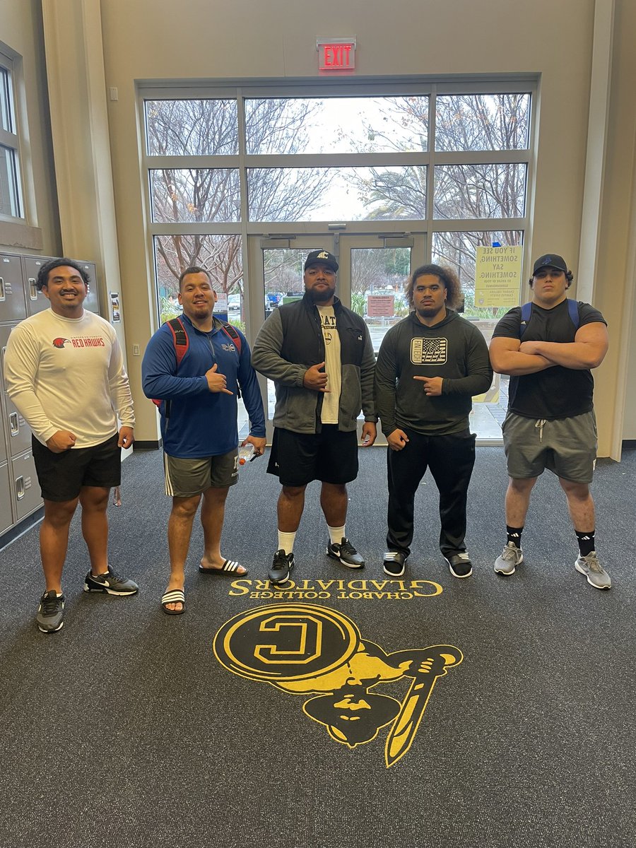 Always former Glads coming through to get work. Many More coming home for break. #GladiatorSTRONG #GIG