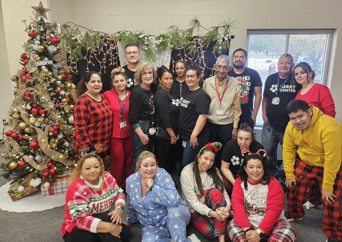 It’s was an honor join in ⁦<a href="/BerryCenter/">Berry Center</a>⁩ custodial dept holiday pajama party lunch on my last day as Director. Thanks to its custodial Foreman Claudia Portillo, who was part of first group of staff members in 2006. ♥️ to all
