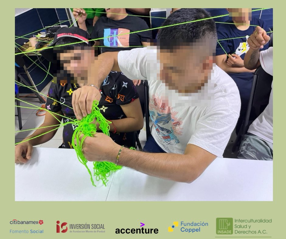 insade_ac's tweet photo. ✨ Nuestro primer grupo comenzó su proceso de formación con talleres de contención emocional, prevención de violencia y nuevas masculinidades 💡💪.

Generamos capital social y construimos nuevas oportunidades para que emprenda en libertad. 🌱✨

#TrabajoDignoParaJuventudesyPcD #AlianzaCoinversionTrabajoDigno
@NMontePiedad #FundacionCoppel @fomento_social @Accenture_MX