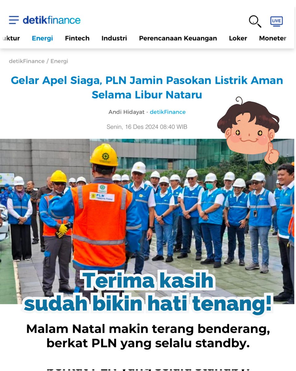 rosmanhidayat's tweet photo. Ehh kaga usah panik, PLN udah mantep bener beuh 🤗🤗#PLNSiagaNataru https://t.co/0rtYH2bNBu
