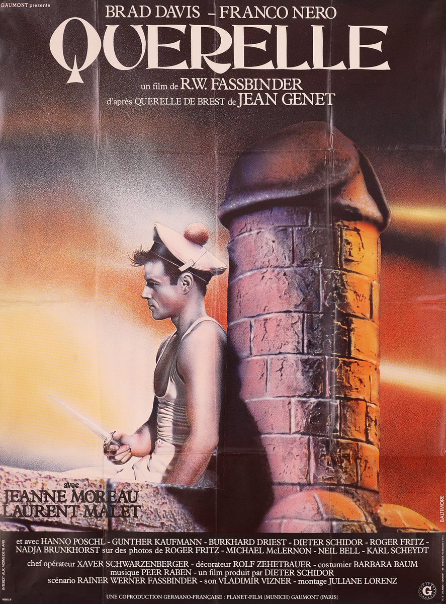 itsbleekerxox's tweet photo. a much needed double feature to fill in a huge gap in older queer films #NowWatching #nw #Querelle #TheWatermelonWoman https://t.co/jP3FKJjOZz