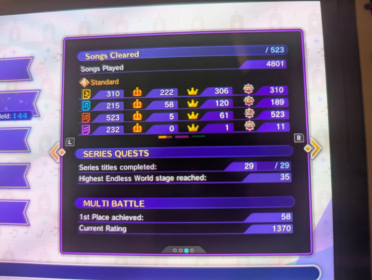 Ndolger's tweet photo. Pretty significant gaming achievement for me. It's up there. 523/523 PERFECT CHAIN on Ultimate. 

Took 300 hours. I can't imagine there's more than a few dozen people who have managed to do this. Supreme...? Ain't happening... #FFTFinalBarLine https://t.co/tlcQI1Qm39