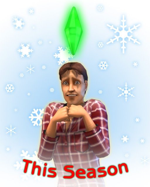 Sims_Nostalgia's tweet photo. The Sims 2 promotional images for the holidays (2004) https://t.co/bjCtTiIHyu