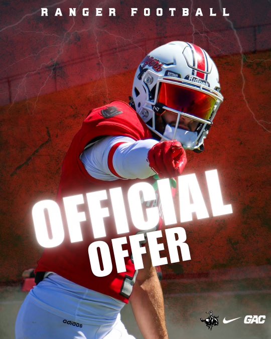 After a great talk with <a href="/Coach_Lewis5/">Judah Lewis</a> I’m blessed to receive an offer from Northwestern Oklahoma state university <a href="/BrewerHSFB/">Brewer Football</a> <a href="/GarrettxKenny/">Coach Kenny</a> <a href="/RLC550/">Coach Carraway, M.EdL.</a> <a href="/jwheeler294/">jason wheeler</a> <a href="/TXRecruits/">Texas Recruits</a> <a href="/TXTopTalent/">TX TOP TALENT</a>