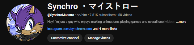 ArtworkSynchro's tweet image. Welp, it is done. Starting today, I will no longer be posting new content onto this Twitter/X page no more. 

If you guys want to keep up with my recent stuff, y&apos;all can find me on Bluesky, YouTube and every other site under the sun.

Laters! 👋

linktr.ee/SynchroMaestro