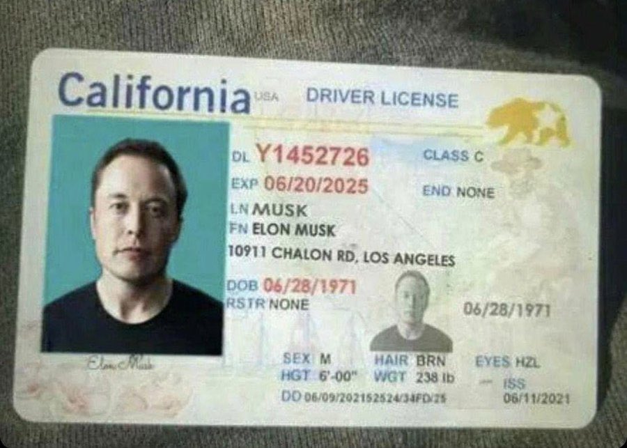 Elon Musk will never DM you his driving license and ask for money.

Be careful and report such scammers. ⚠️