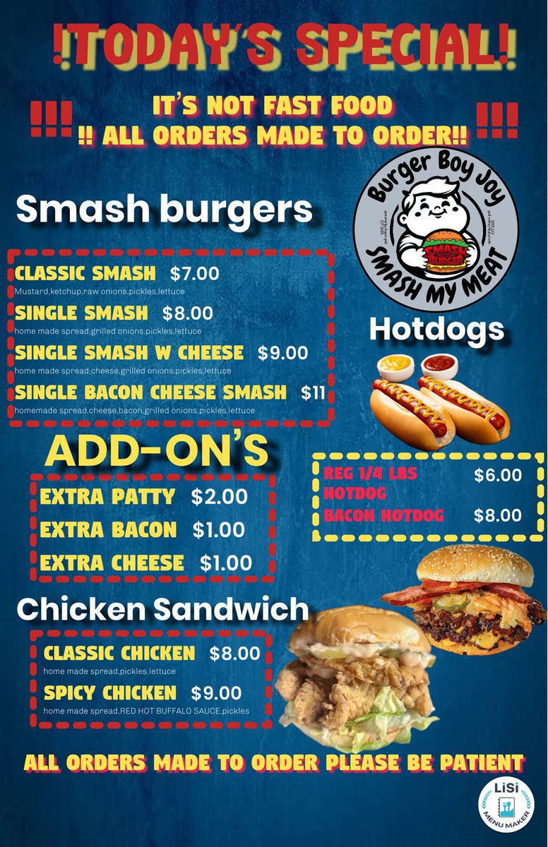 todays menu <a href="/verylocalmelee/">Very Local!</a> ! no tacos but FRIES will be available and drinks AKA sodas !! you can make any item a COMBO, with purchase of one get second one 1/2 off well surprised last 

<a href="/FictionIRL/">Fiction | 69% Apparel</a>