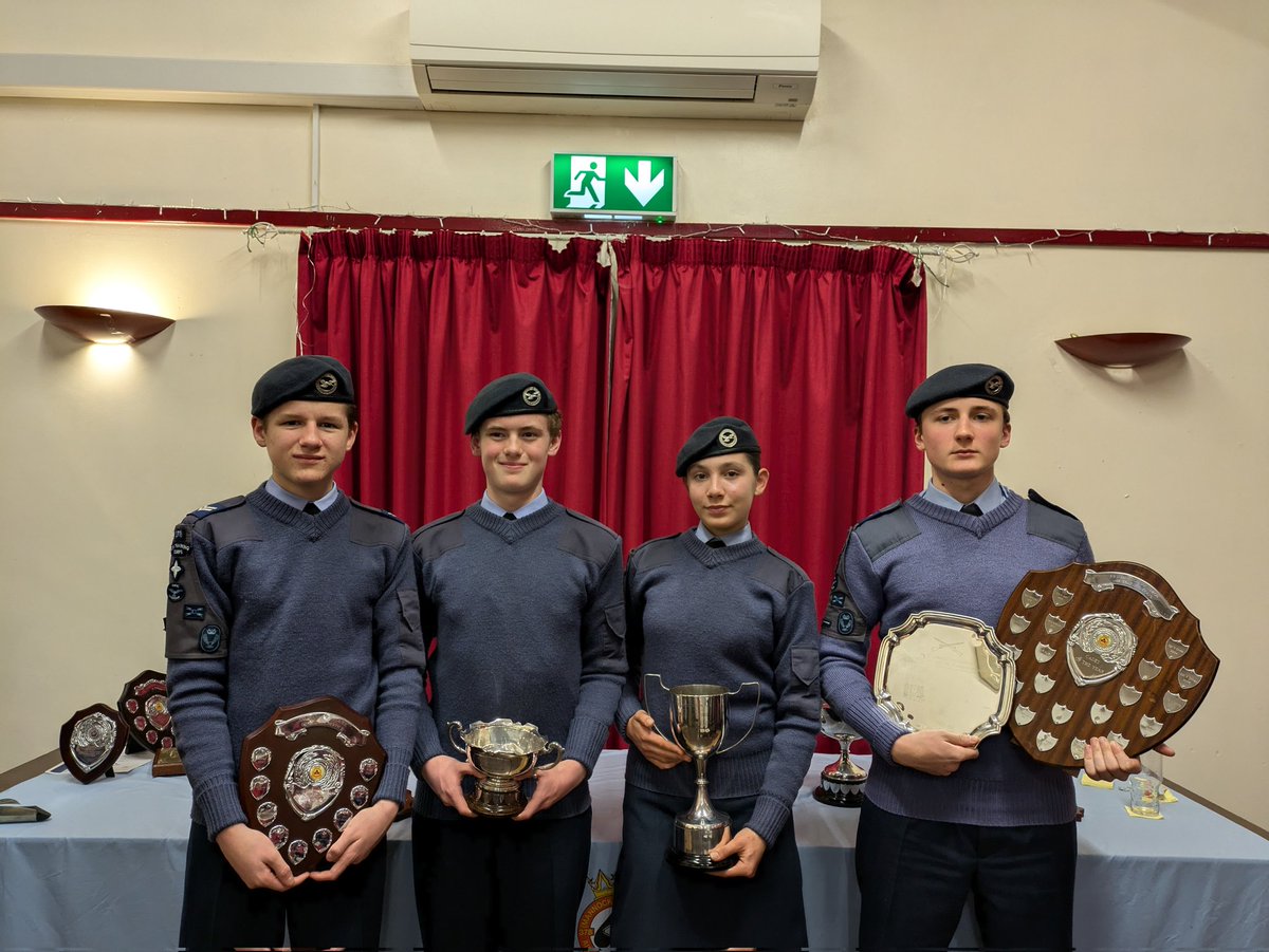 CcfScha's tweet photo. This evening I had the pleasure of attending Wboro @aircadets Mannock Sqn annual awards evening. @378ATC has 4 Cadets who also attend the Schools CCF &amp; received an outstanding achievement trophy. It was great to celebrate their hard work, dedication &amp; achievements @HeartofHatton https://t.co/7SDVMluji7