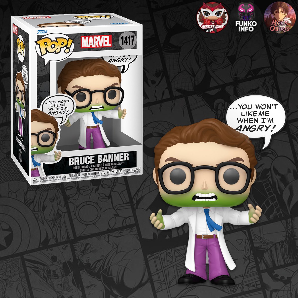 Funko Marvel Pop! Hulk met Gift Vinyl Bobble-Head Hot Topic Exclusieve Vinyl Figuur