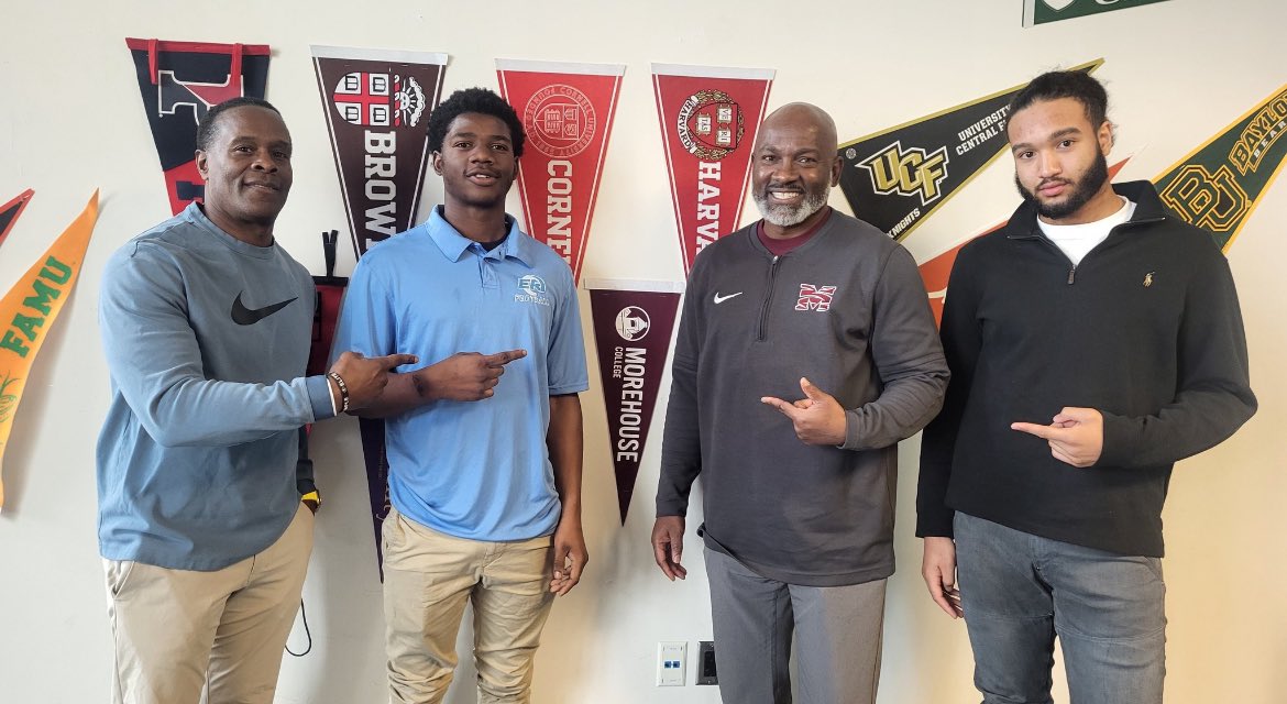Blessed to say Morehouse offered!
<a href="/coachmathis81/">Terance Mathis</a> 

<a href="/CoachRome_PX/">Roman Morris</a> <a href="/Morr12s/">Steph Morris</a> 
<a href="/EasternHS_FB/">ESHS Ramblers Football</a>