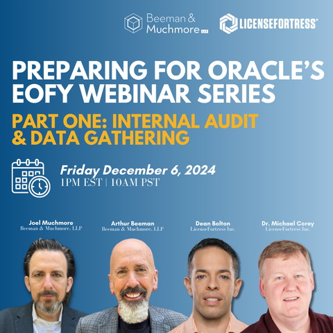 Missed our Oracle EOFY webinar? 📅 Sign up to watch on-demand &amp; register for upcoming sessions like Part II: Analyzing License Usage. Learn to optimize costs, ensure compliance, &amp; prepare for 2025.

hubs.la/Q02_Sh4L0