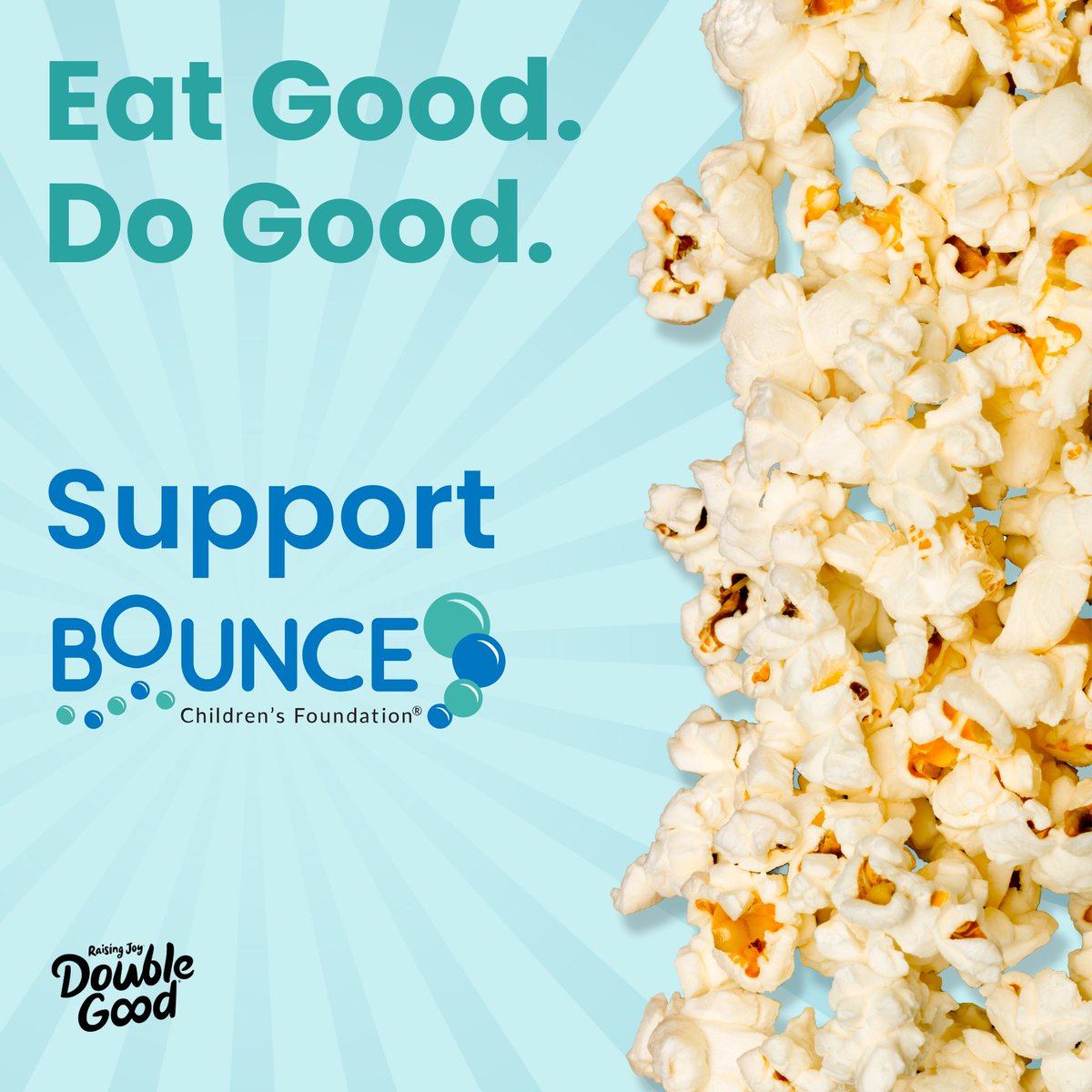 Join Bounce in creating the shift from surviving to thriving by participating in a delicious DoubleGood Popcorn fundraiser, just in time for National Popcorn Day on 1/19! Top sellers will receive a prize!

Sign-Up Here: docs.google.com/forms/d/e/1FAI…