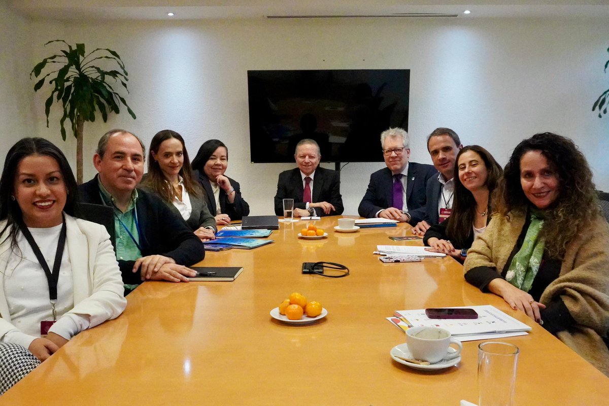 ArturoZaldivarL's tweet photo. Junto al equipo del Jefe de la Oficina de la Presidencia de la República, Lázaro Cardenas Batel, tuvimos la oportunidad de dialogar con representantes de la @ONU_es sobre los retos de implementación de la reforma judicial en México. https://t.co/Ysx86A606M
