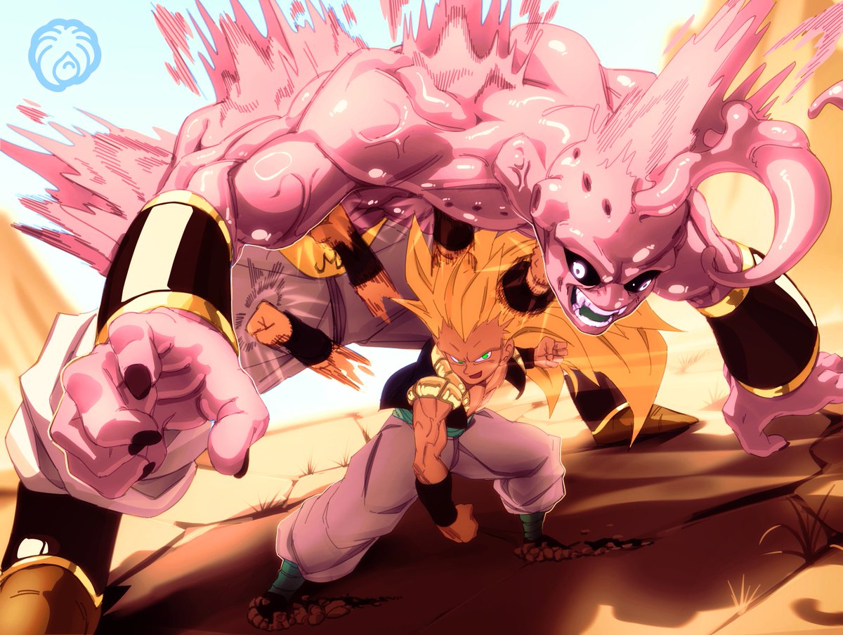 Colorized version of this Gotenks daily drawing 😎