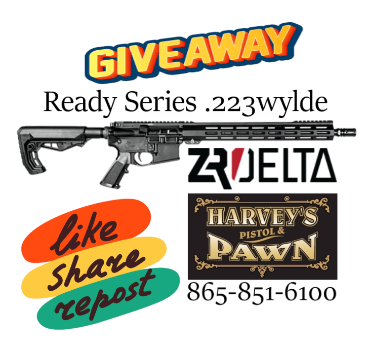 This week's giveaway is a ZRO Delta Ready Series Rifle chambered in .223wylde! Please like, repost, and share to participate! We appreciate you all very much!
