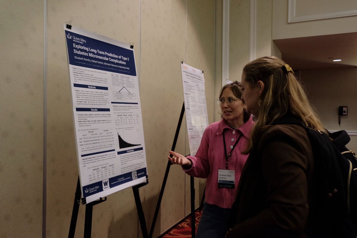 Our second poster session is happening now! It's a great opportunity to chat with researchers presenting their work. #ML4H2024