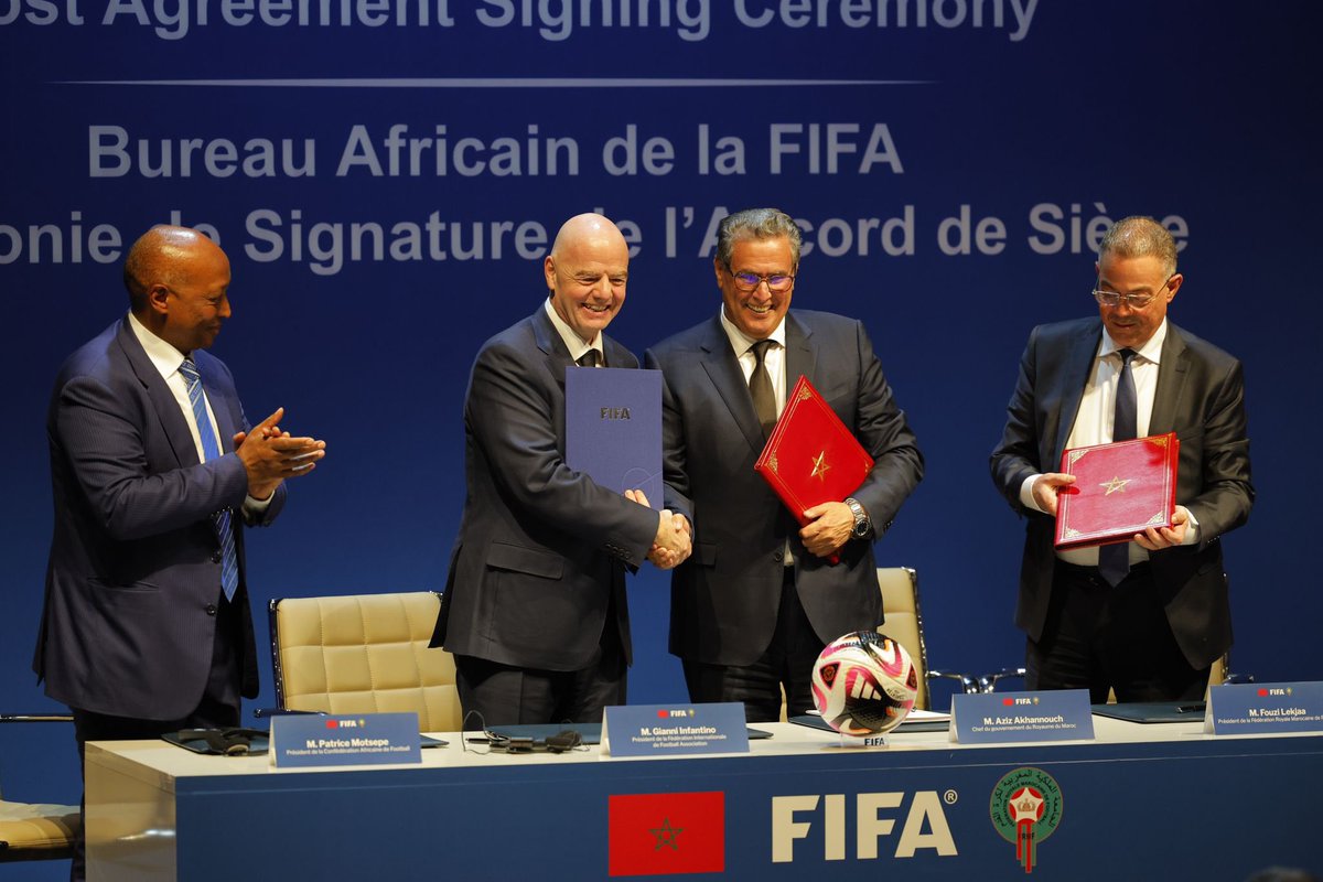 FaridaLoudaya's tweet photo. 🇲🇦⚽️: La FIFA ouvre son bureau regional à Rabat. https://t.co/5o8oHgrxPD