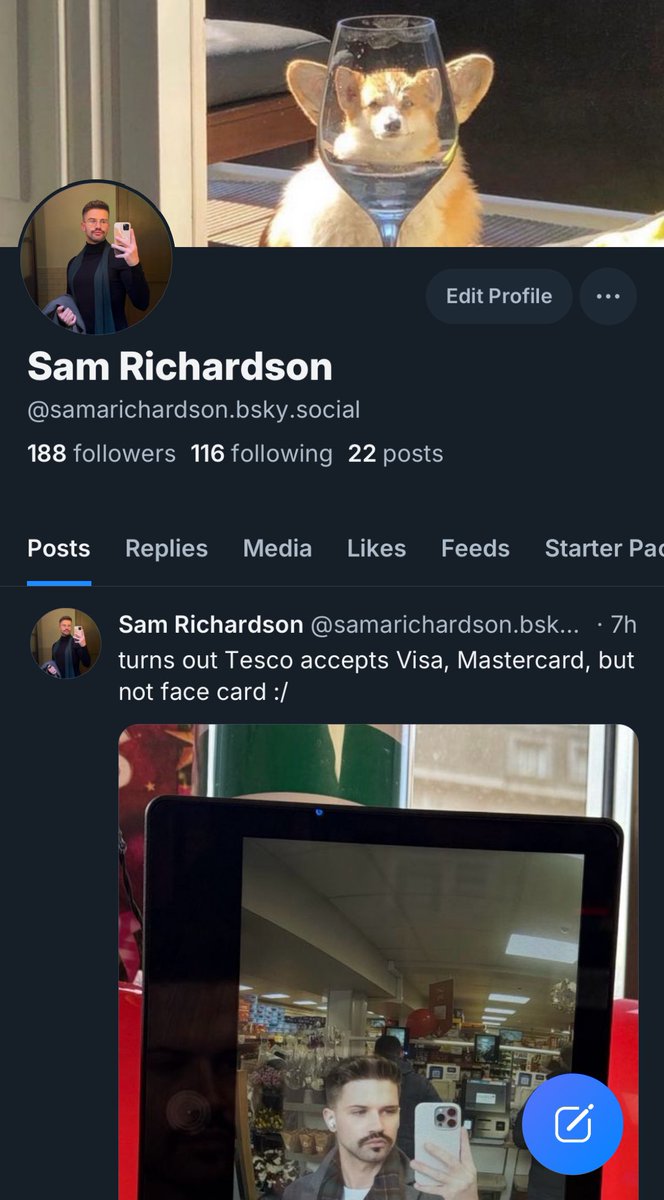 Sam tweet media