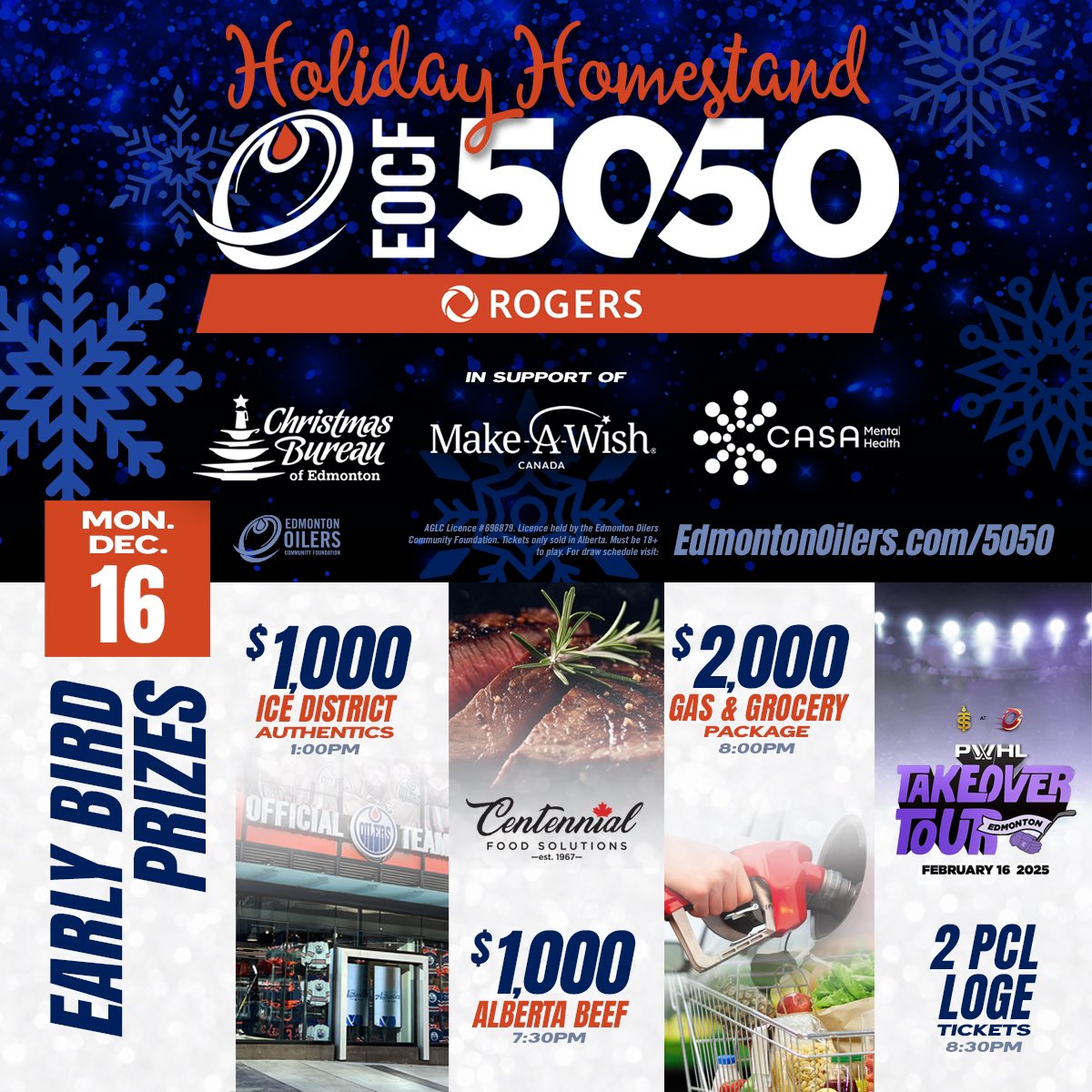 Christmas Bureau (@christmasbureau) on Twitter photo It’s game day and we’re beyond excited to be a beneficiary of tonight’s 50/50 🏒
Thank you for your continued support and generosity <a href="/EdmontonOilers/">Edmonton Oilers</a> & <a href="/Oil_Foundation/">Oilers Foundation</a> for bringing more joy to Edmontonians in need this holiday season. It’s game day and we’re beyond excited to be a beneficiary of tonight’s 50/50 🏒
Thank you for your continued support and generosity <a href="/EdmontonOilers/">Edmonton Oilers</a> & <a href="/Oil_Foundation/">Oilers Foundation</a> for bringing more joy to Edmontonians in need this holiday season.