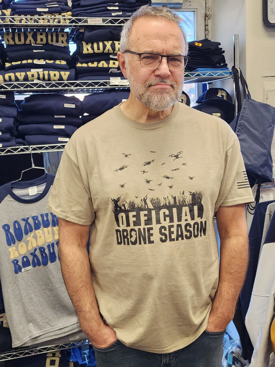 SteveShirt's tweet photo. I've sold 30 of these!!
Low stock
Get yours here:
https://t.co/PgjZtxDM5Y
#dronesoverNJ #dronesightings #dronetee
#dronetshirt https://t.co/9Q02ZsaM5F