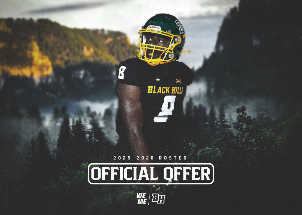 Chase Lofton (@chaselofton5) on Twitter photo After a great call with <a href="/DavidsonDrake12/">Drake Davidson</a> I am blessed to receive An offer from Black Hill State University.
<a href="/B12PFootball/">Big12Performance</a> <a href="/CoachPyne67/">Steve Pyne</a> <a href="/BrandonHuffman/">Brandon Huffman</a> <a href="/UniontitanFB/">Titan Football</a> <a href="/JordanJ_/">Jordan Johnson</a> After a great call with <a href="/DavidsonDrake12/">Drake Davidson</a> I am blessed to receive An offer from Black Hill State University.
<a href="/B12PFootball/">Big12Performance</a> <a href="/CoachPyne67/">Steve Pyne</a> <a href="/BrandonHuffman/">Brandon Huffman</a> <a href="/UniontitanFB/">Titan Football</a> <a href="/JordanJ_/">Jordan Johnson</a>