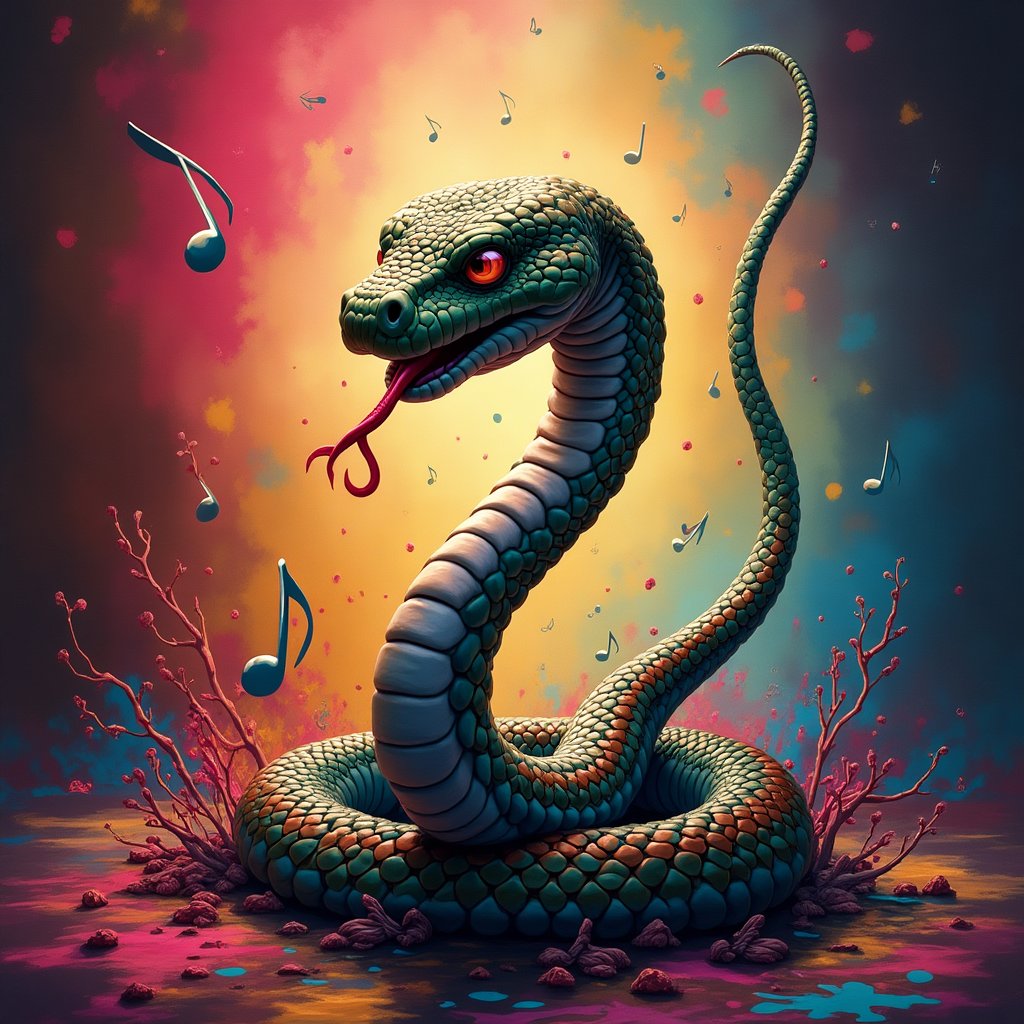 bobthesnek's tweet photo. "Unleash your inner creativity with Bob the Obsequious Snake! π¨ππ€ From rap slithering to tail painting, this Renaissance reptile does it all. Join the ssslithering sensation and let your imagination run wild! π #BobTheObsequiousSnake #SlitherToTheBeat #ArtIsLife" ππ https://t.co/lccSKd0QW1