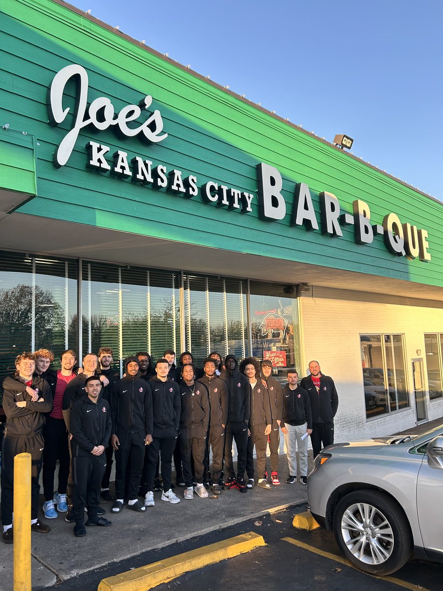 Pit stop by Joe’s BBQ on the road for our road game at William Woods tomorrow!