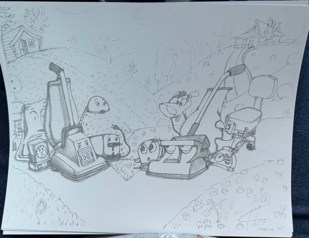 HistoryToaster's tweet image. The Brave Little Toaster novella meets movie prints are now available!! DM if you’re interested! $10 for a print, all prints come with a sketch of a character of your choice!