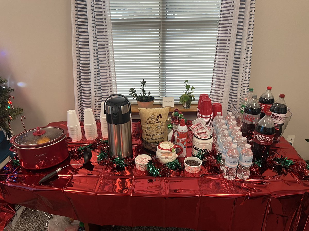 ulatoskiJPE's tweet photo. Introduced @JimPlain staff to a new holiday tradition… Wassailing! Holiday sweets, savory snacks, and of course wassail for our staff to enjoy! #jpepride https://t.co/hXaqroCbqC