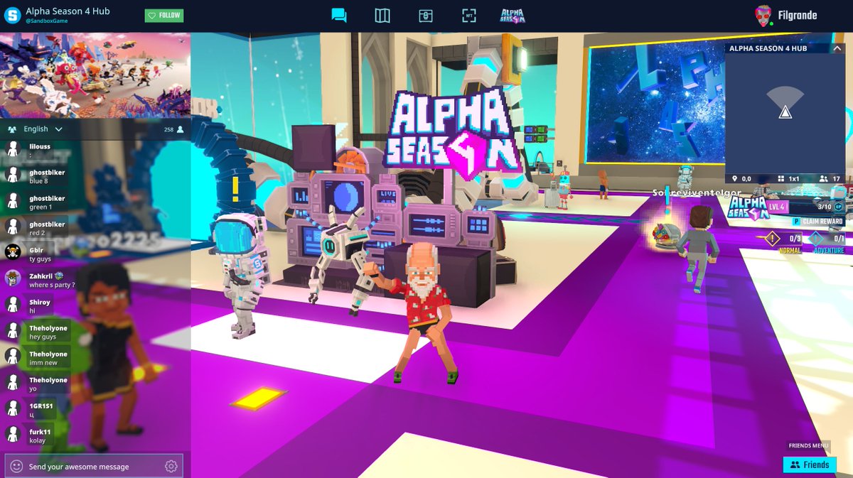 Fedefer80's tweet image. 🥳🎊 Partying it up at the Alpha Season 4 bash in @TheSandboxGame Hub! The metaverse knows how to throw a party! register-landings.sandbox.game/alphaseason4-s… #TheSandbox #AlphaSeason4 #AS4SocialChallenge